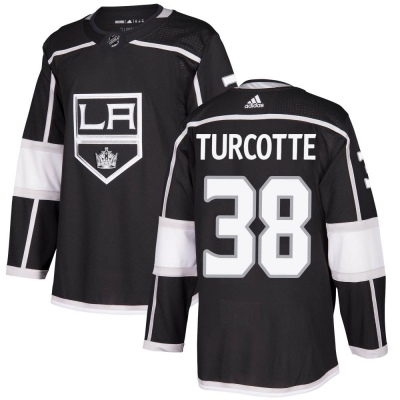Youth Alex Turcotte Los Angeles Kings Adidas Home Jersey - Authentic Black