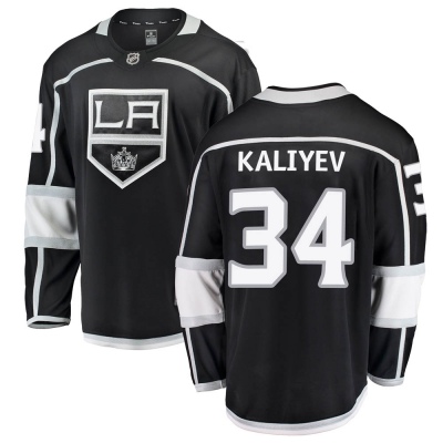 Youth Arthur Kaliyev Los Angeles Kings Fanatics Branded Home Jersey - Breakaway Black