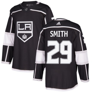 Youth Billy Smith Los Angeles Kings Adidas Home Jersey - Authentic Black