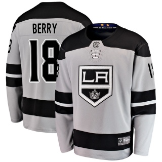 Youth Bob Berry Los Angeles Kings Fanatics Branded Alternate Jersey - Breakaway Gray
