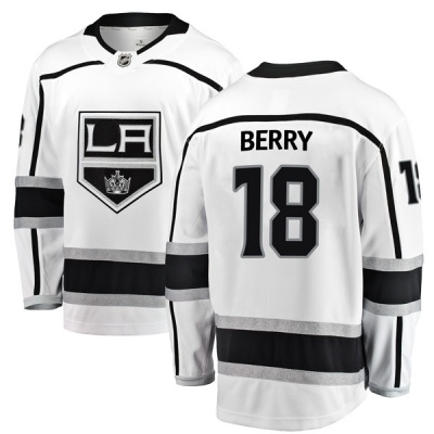 Youth Bob Berry Los Angeles Kings Fanatics Branded Away Jersey - Breakaway White