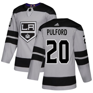 Youth Bob Pulford Los Angeles Kings Adidas Alternate Jersey - Authentic Gray