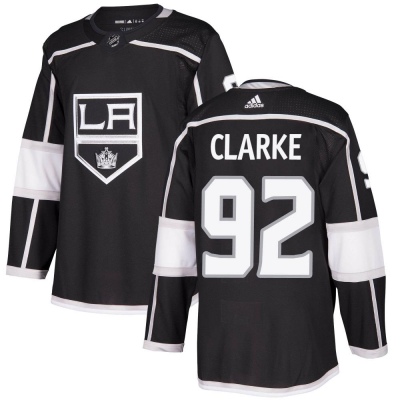 Youth Brandt Clarke Los Angeles Kings Adidas Home Jersey - Authentic Black