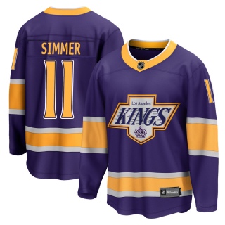 Youth Charlie Simmer Los Angeles Kings Fanatics Branded 2020/21 Special Edition Jersey - Breakaway Purple