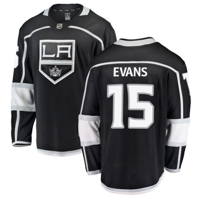 Youth Daryl Evans Los Angeles Kings Fanatics Branded Home Jersey - Breakaway Black