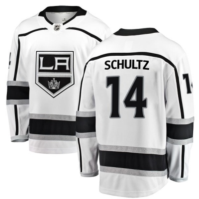 Youth Dave Schultz Los Angeles Kings Fanatics Branded Away Jersey - Breakaway White