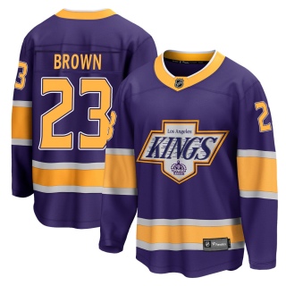 Youth Dustin Brown Los Angeles Kings Fanatics Branded 2020/21 Special Edition Jersey - Breakaway Purple
