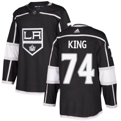 Youth Dwight King Los Angeles Kings Adidas Home Jersey - Authentic Black