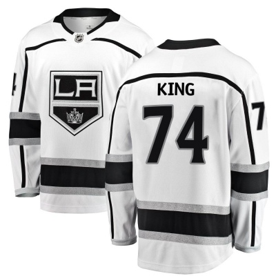Youth Dwight King Los Angeles Kings Fanatics Branded Away Jersey - Breakaway White