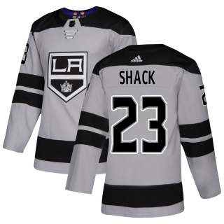 Youth Eddie Shack Los Angeles Kings Adidas Alternate Jersey - Authentic Gray