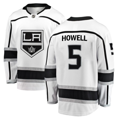Youth Harry Howell Los Angeles Kings Fanatics Branded Away Jersey - Breakaway White