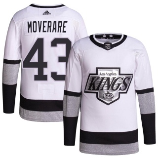 Youth Jacob Moverare Los Angeles Kings Adidas 2021/22 Alternate Primegreen Pro Player Jersey - Authentic White
