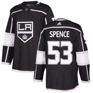 Youth Jordan Spence Los Angeles Kings Adidas Home Jersey - Authentic Black
