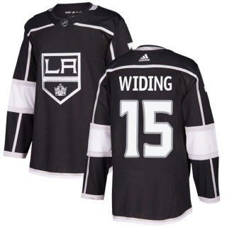 Youth Juha Widing Los Angeles Kings Adidas Home Jersey - Authentic Black