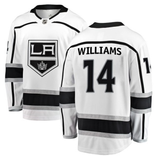 Youth Justin Williams Los Angeles Kings Fanatics Branded Away Jersey - Breakaway White