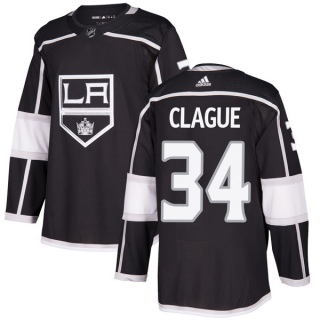 Youth Kale Clague Los Angeles Kings Adidas Home Jersey - Authentic Black