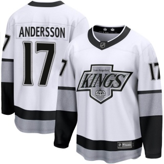 Youth Lias Andersson Los Angeles Kings Fanatics Branded Breakaway Alternate Jersey - Premier White