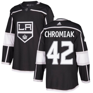 Youth Martin Chromiak Los Angeles Kings Adidas Home Jersey - Authentic Black