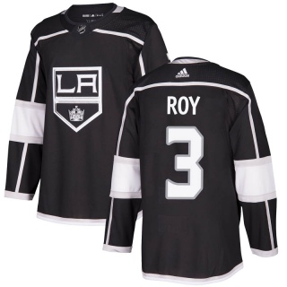 Youth Matt Roy Los Angeles Kings Adidas Home Jersey - Authentic Black