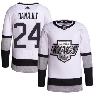 Youth Phillip Danault Los Angeles Kings Adidas 2021/22 Alternate Primegreen Pro Player Jersey - Authentic White