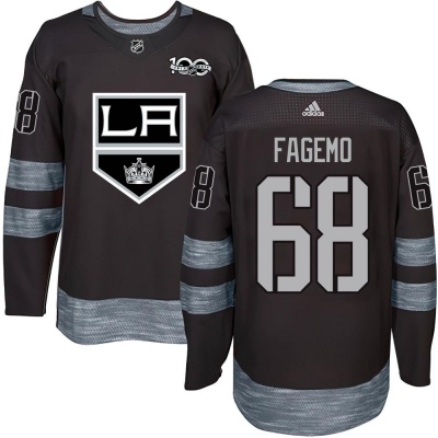 Youth Samuel Fagemo Los Angeles Kings 1917- 100th Anniversary Jersey - Authentic Black