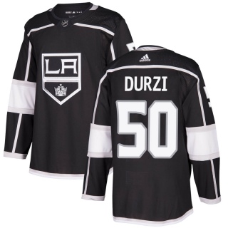 Youth Sean Durzi Los Angeles Kings Adidas Home Jersey - Authentic Black