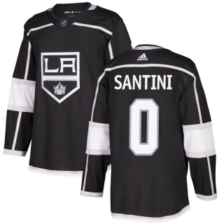Youth Steven Santini Los Angeles Kings Adidas Home Jersey - Authentic Black