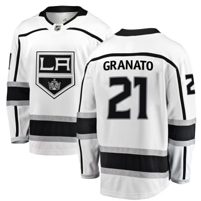 Youth Tony Granato Los Angeles Kings Fanatics Branded Away Jersey - Breakaway White
