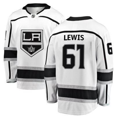 Youth Trevor Lewis Los Angeles Kings Fanatics Branded Away Jersey - Breakaway White