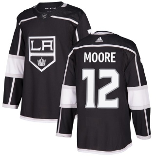 Youth Trevor Moore Los Angeles Kings Adidas Home Jersey - Authentic Black