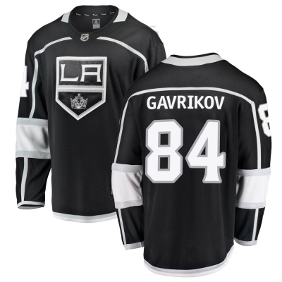 Youth Vladislav Gavrikov Los Angeles Kings Fanatics Branded Home Jersey - Breakaway Black