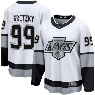 Youth Wayne Gretzky Los Angeles Kings Fanatics Branded Breakaway Alternate Jersey - Premier White